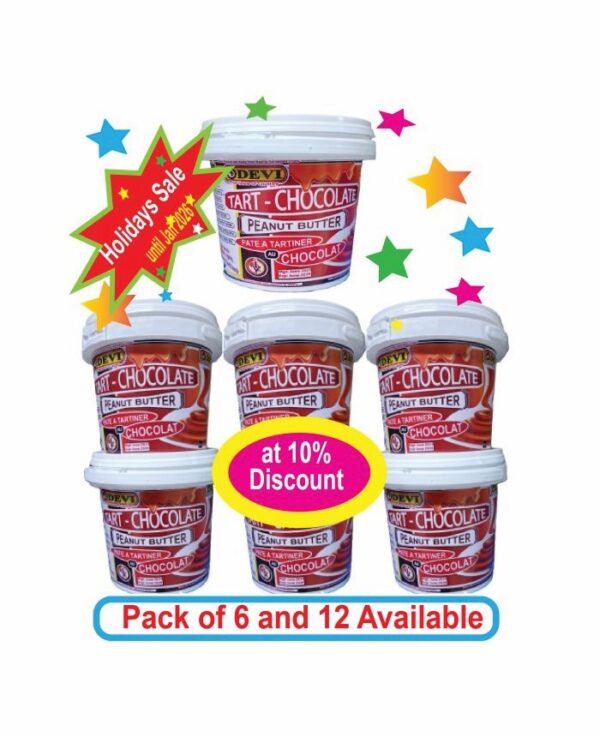 Tart Choco - Peanut Chocolate Spread 800g - Wonderful Taste - Addictive (Will have you come back for more) - Excellent to make bread or sandwiches