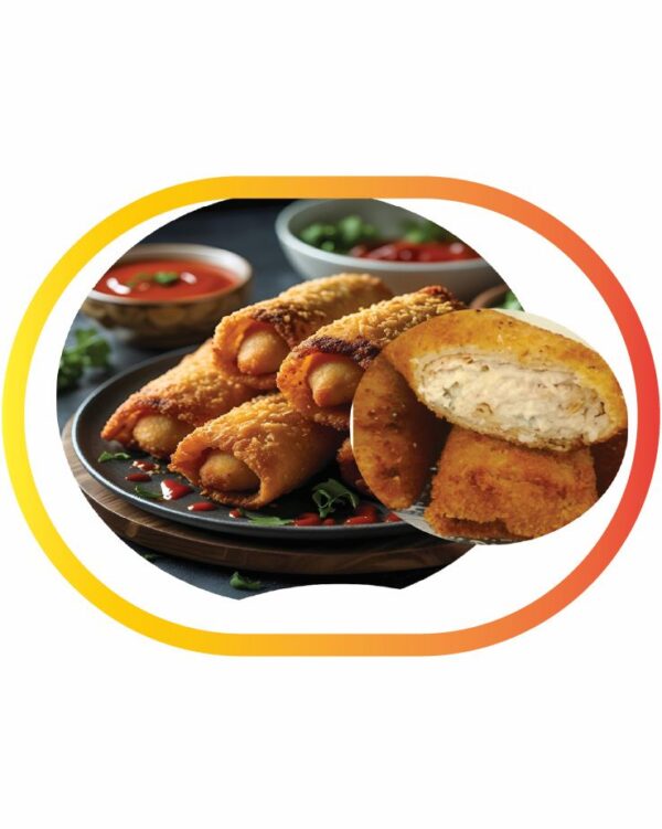 Panned Crepes - Pack of 3 - Crepes panned - Filled with Chicken breast