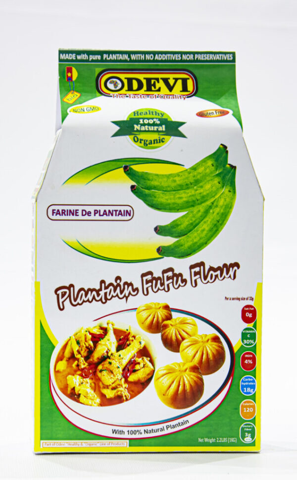 unsweet plantain flour 1kg