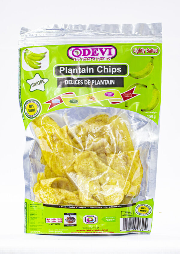 unsweet plantain chips 150G