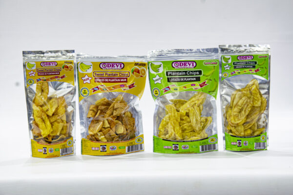 Sweet plantain chips 150G